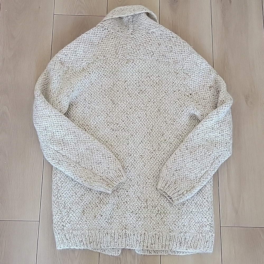 HANDMADE Open Front Cardigan S - Picture 4 of 6